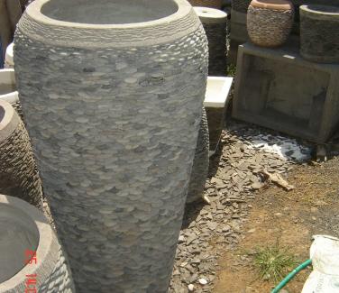 Hand Carved Stone Pots