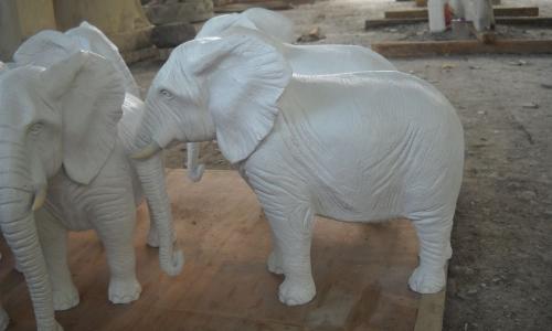 FIBER & CEMENT STATUE  ELEPHANT