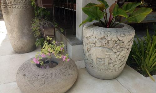 Large Stone Flower Planters