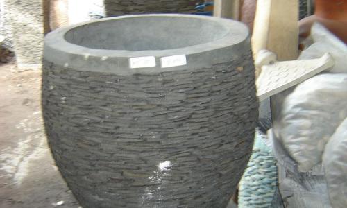 Stone Carved Pots