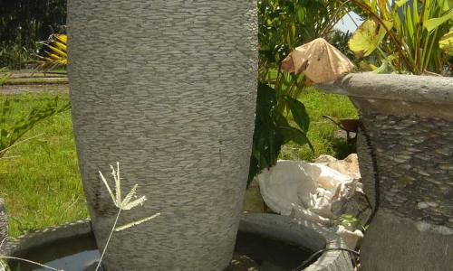 Balinese Stacked Stone Pots