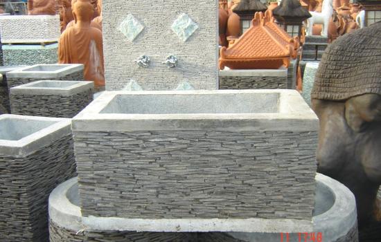 Large Stone Planter Pots